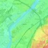 Mappa topografica Tegelen, altitudine, rilievo