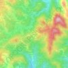 Mappa topografica Baltigati, altitudine, rilievo