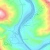 Mappa topografica Villa Quintiarina, altitudine, rilievo