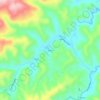 Mappa topografica Gilley, altitudine, rilievo