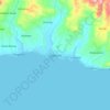 Mappa topografica Valencia, altitudine, rilievo