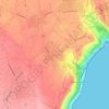 Mappa topografica Marittima, altitudine, rilievo