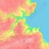Mappa topografica Vieux Bréhec, altitudine, rilievo