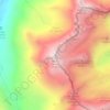 Mappa topografica Mont d'Ambin, altitudine, rilievo
