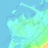 Mappa topografica Nubia, altitudine, rilievo