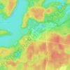 Mappa topografica Neuglobsow, altitudine, rilievo
