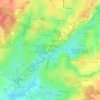 Mappa topografica Le Gué au Chaud, altitudine, rilievo