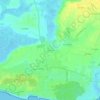 Mappa topografica Les Aires, altitudine, rilievo
