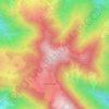 Mappa topografica Kirchberg, altitudine, rilievo