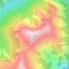 Mappa topografica Tumbling NE5, altitudine, rilievo
