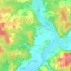 Mappa topografica Lâge, altitudine, rilievo