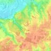Mappa topografica Forestille, altitudine, rilievo