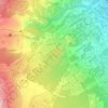 Mappa topografica Puʻuhonu, altitudine, rilievo