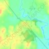 Mappa topografica Sutherland Springs, altitudine, rilievo