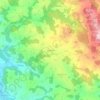 Mappa topografica Sichersdorf, altitudine, rilievo