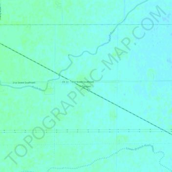 Mappa topografica Prosper, altitudine, rilievo