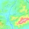 Mappa topografica Branderwood, altitudine, rilievo