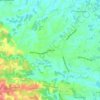 Mappa topografica Vallerat, altitudine, rilievo
