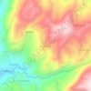Mappa topografica Cagsing, altitudine, rilievo