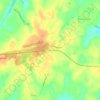 Mappa topografica Bumpass, altitudine, rilievo