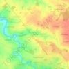 Mappa topografica La Lerandière, altitudine, rilievo