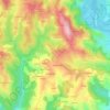Mappa topografica Les Claux, altitudine, rilievo