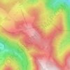 Mappa topografica Toter Mann, altitudine, rilievo