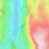 Mappa topografica Codebos, altitudine, rilievo