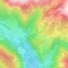 Mappa topografica Delaz Inferiore, altitudine, rilievo