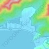 Mappa topografica Maresias, altitudine, rilievo