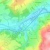 Mappa topografica Stocksfield Hall, altitudine, rilievo
