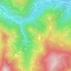 Mappa topografica Borgata Sarnaud, altitudine, rilievo