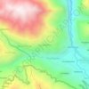 Mappa topografica Casacancha, altitudine, rilievo