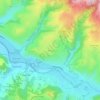 Mappa topografica Alayrac, altitudine, rilievo