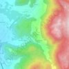 Mappa topografica Bazzano Superiore, altitudine, rilievo