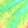 Mappa topografica Corbin Hills, altitudine, rilievo