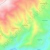 Mappa topografica Puca Chico, altitudine, rilievo