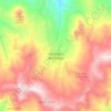 Mappa topografica San Pedro de Cartago, altitudine, rilievo