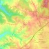 Mappa topografica Dry Ridge, altitudine, rilievo