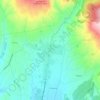 Mappa topografica Soci, altitudine, rilievo