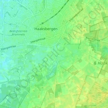 Mappa topografica Honesch, altitudine, rilievo