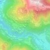 Mappa topografica Inesio, altitudine, rilievo