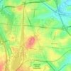 Mappa topografica Radnor, altitudine, rilievo