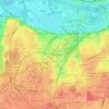 Mappa topografica La Gare, altitudine, rilievo
