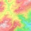 Mappa topografica Sainte-Catherine, altitudine, rilievo