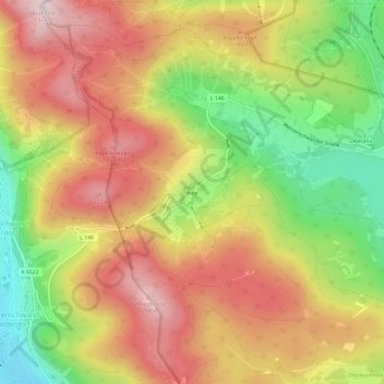 Mappa topografica Äule, altitudine, rilievo