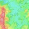 Mappa topografica Bagnole, altitudine, rilievo