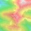 Mappa topografica Cima della Trosa, altitudine, rilievo