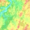Mappa topografica Middleway, altitudine, rilievo