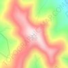 Mappa topografica Mount Pleasant, altitudine, rilievo